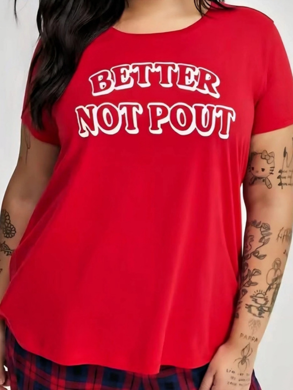 Torrid Graphic Short Sleeve Sleep Shirt in Red Size 3X NWT